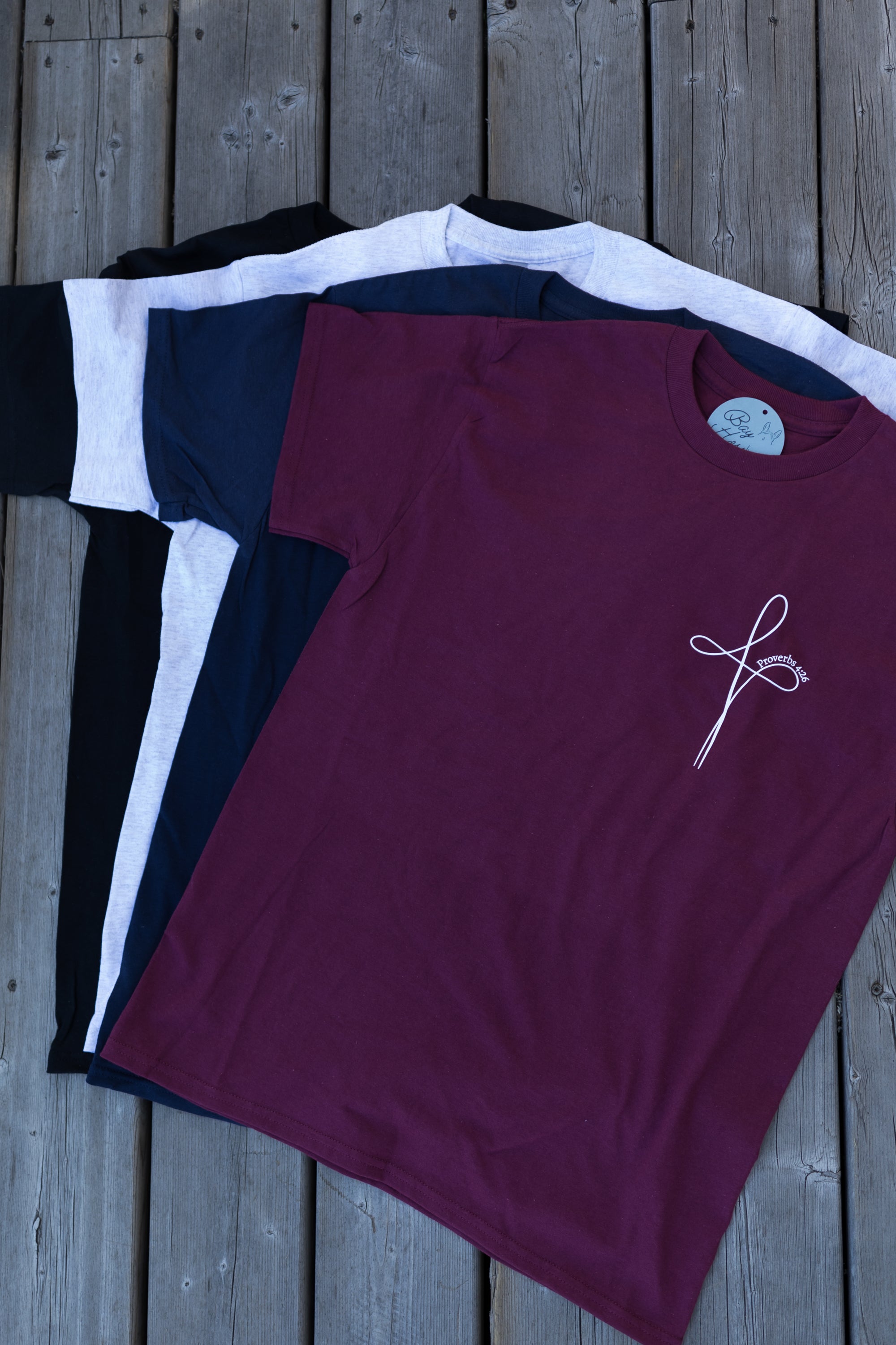 Proverbs 4:26 Barrel Pattern Tee